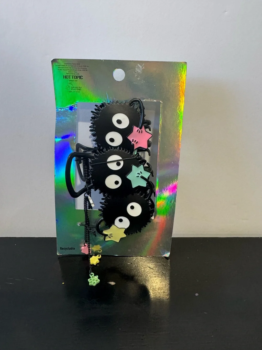 Studio Ghibli Spirited Away Soot Sprite Claw Hair Clip